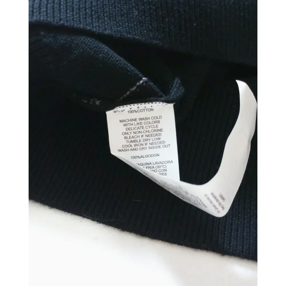 PGA TOUR Argyle Sweater Vest XXL NWT Black White 100% Cotton Golf V-Neck